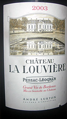 Chateau La Louvière 2003